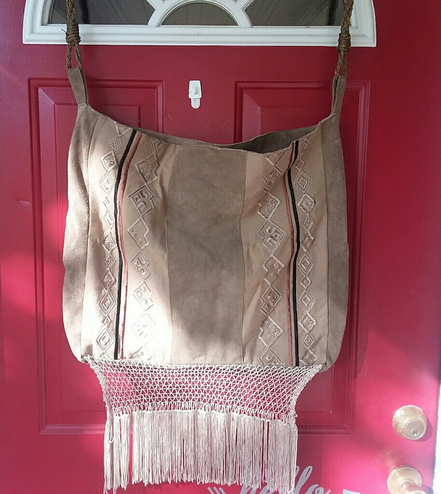 Bohemian purse with bonus Victoria's Secret tote!!